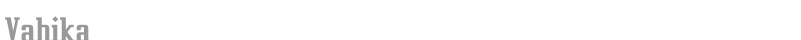 Vahika font preview